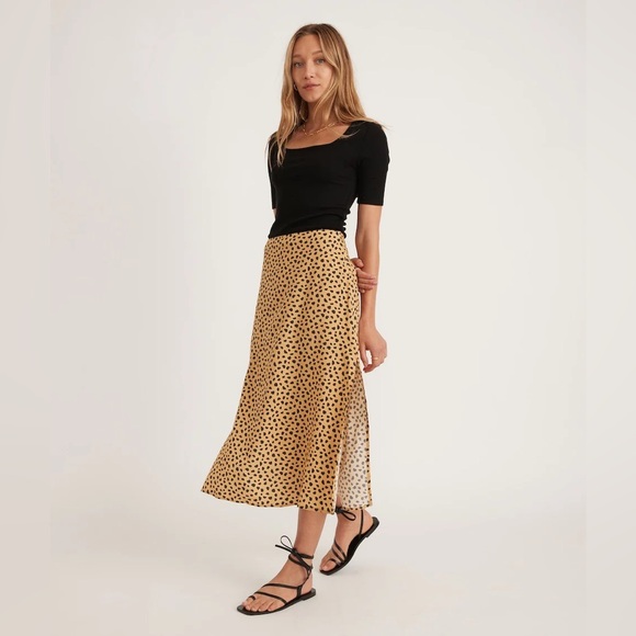 Marine Layer Ryan slip midi skirt - Picture 1 of 9